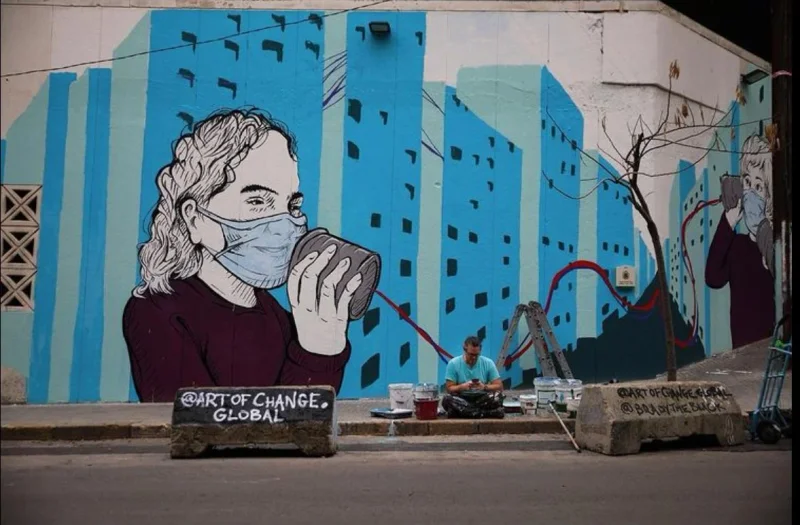 So Far Yet So Close Mural