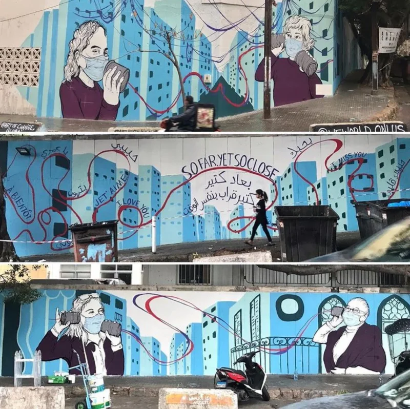 So Far Yet So Close Mural
