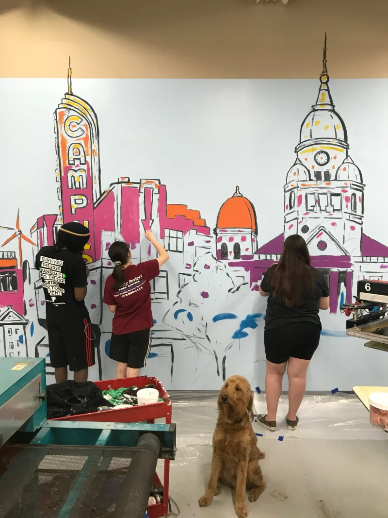 Lantern Ink Mural