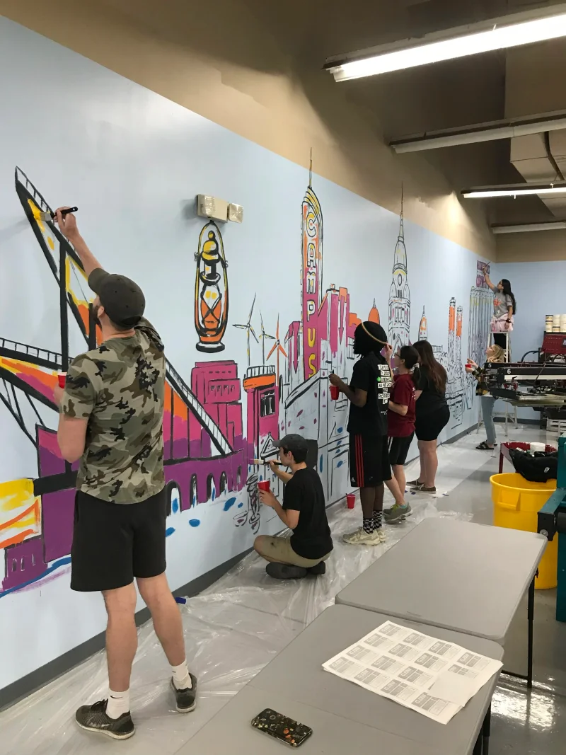 Lantern Ink Mural