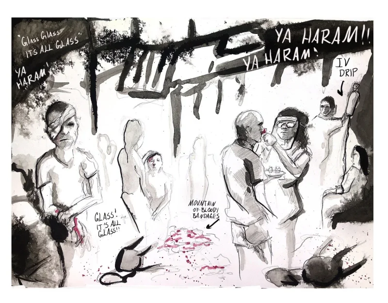 Beirut Explosion Illustrated
