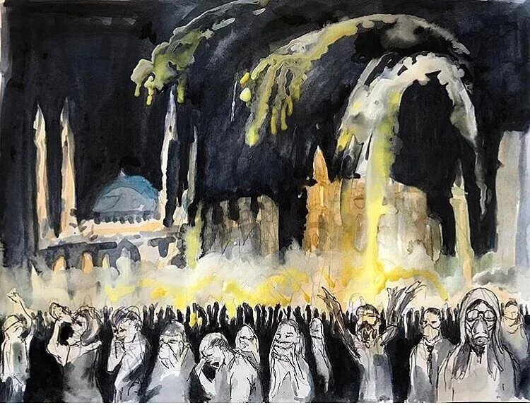 Lebanese Revolution Sketches
