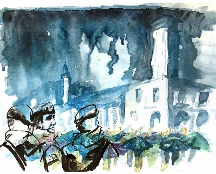 Lebanese Revolution Sketches