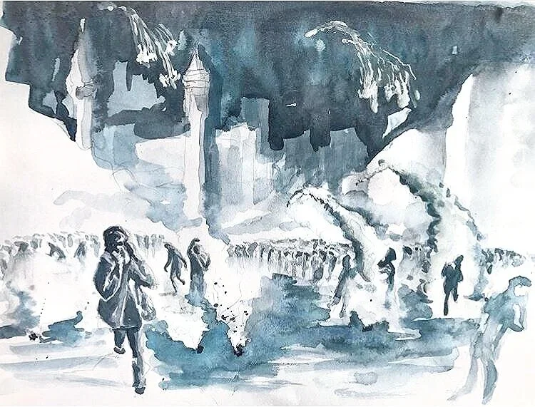 Lebanese Revolution Sketches