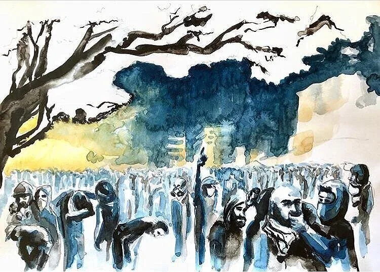 Lebanese Revolution Sketches