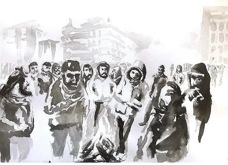 Lebanese Revolution Sketches