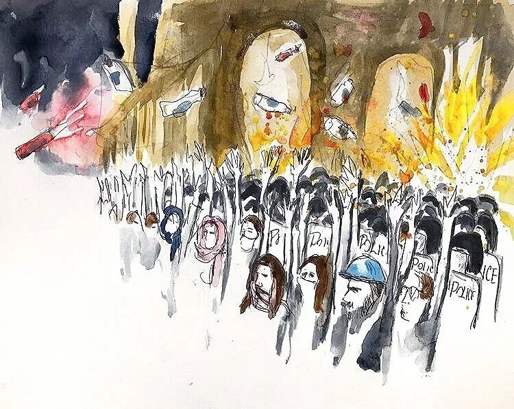 Lebanese Revolution Sketches