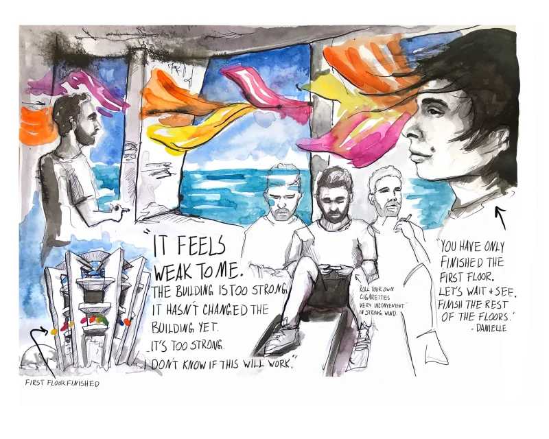 "Beach Towels" Art Installation by Jad El Khoury