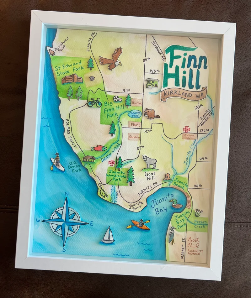 Finn Hill map