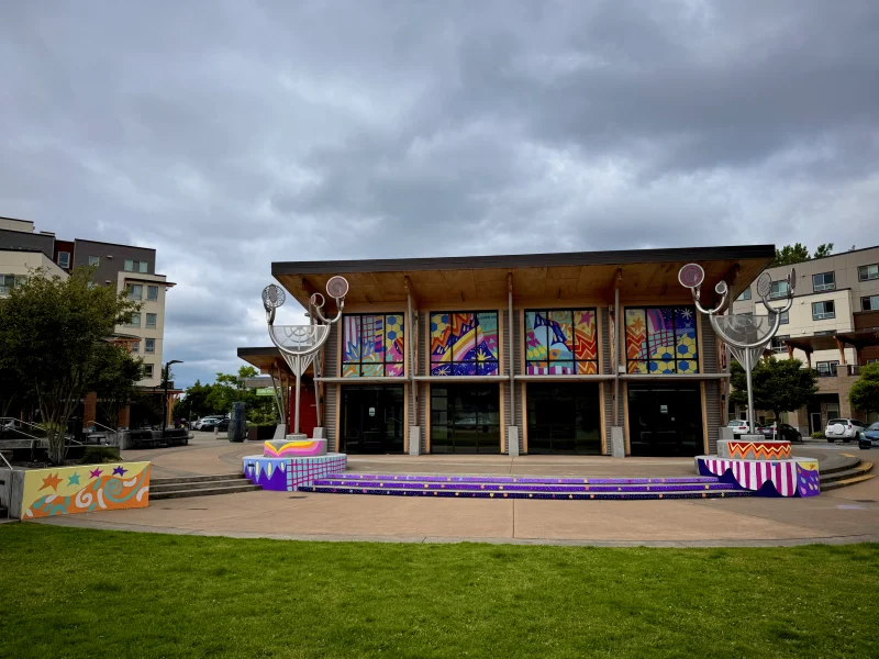 Vinyl Mural, and Community Mural (Ground) at Tukwila, WA 2026