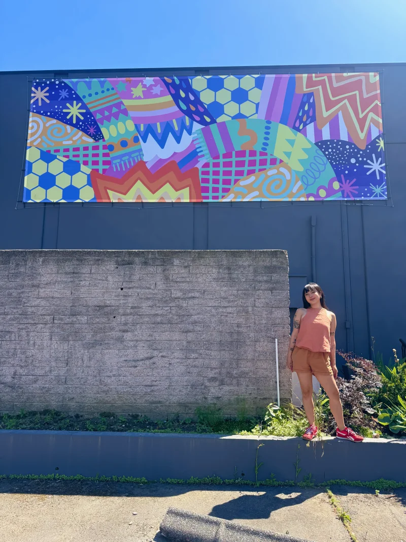 Vinyl Mural, Tukwila, WA