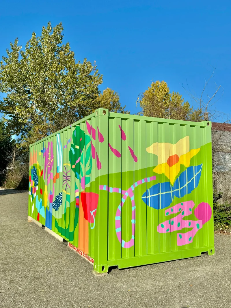 Mural for Eastrail Partners at Bellevue, WA 2024