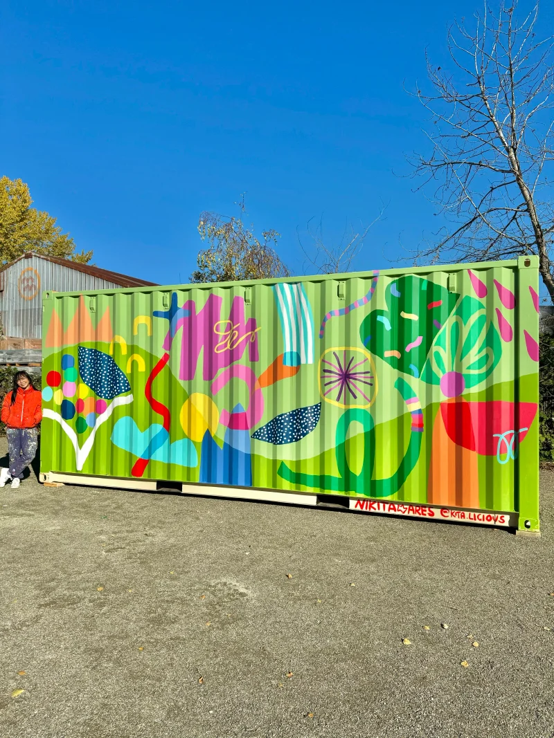 Mural for Eastrail Partners at Bellevue, WA 2024