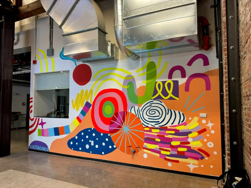 Mural for MadArt Studio, Seattle WA 2024
