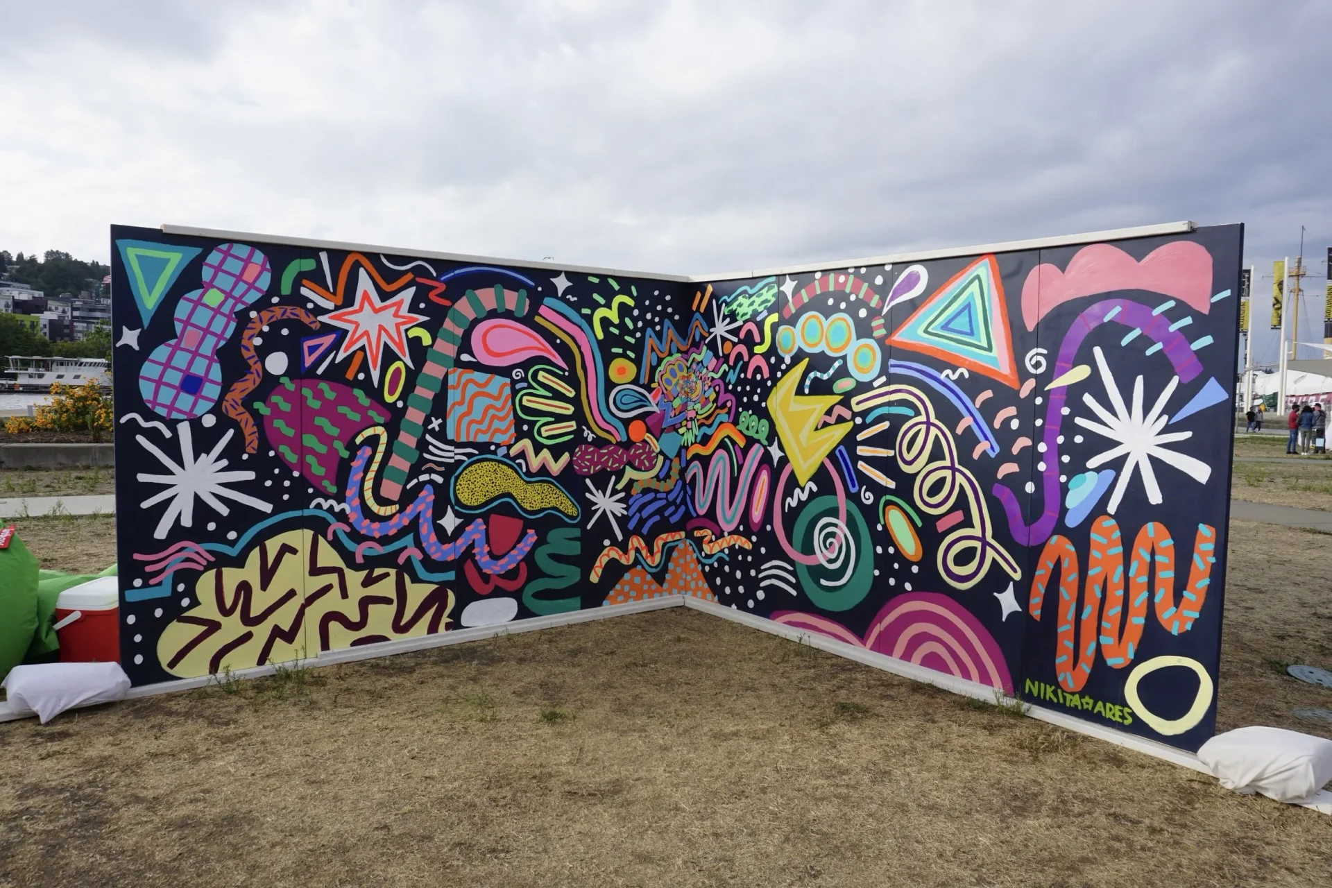 Mural for Seattle Design Festival, 2021