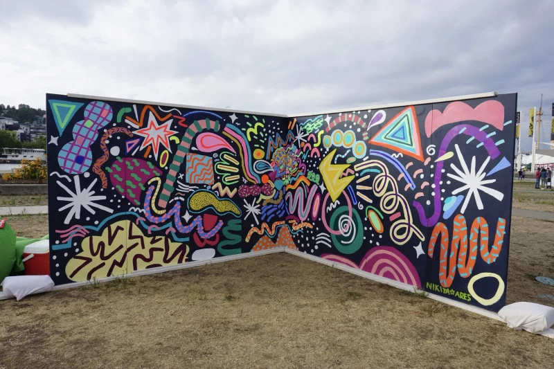 Mural for Seattle Design Festival, 2021